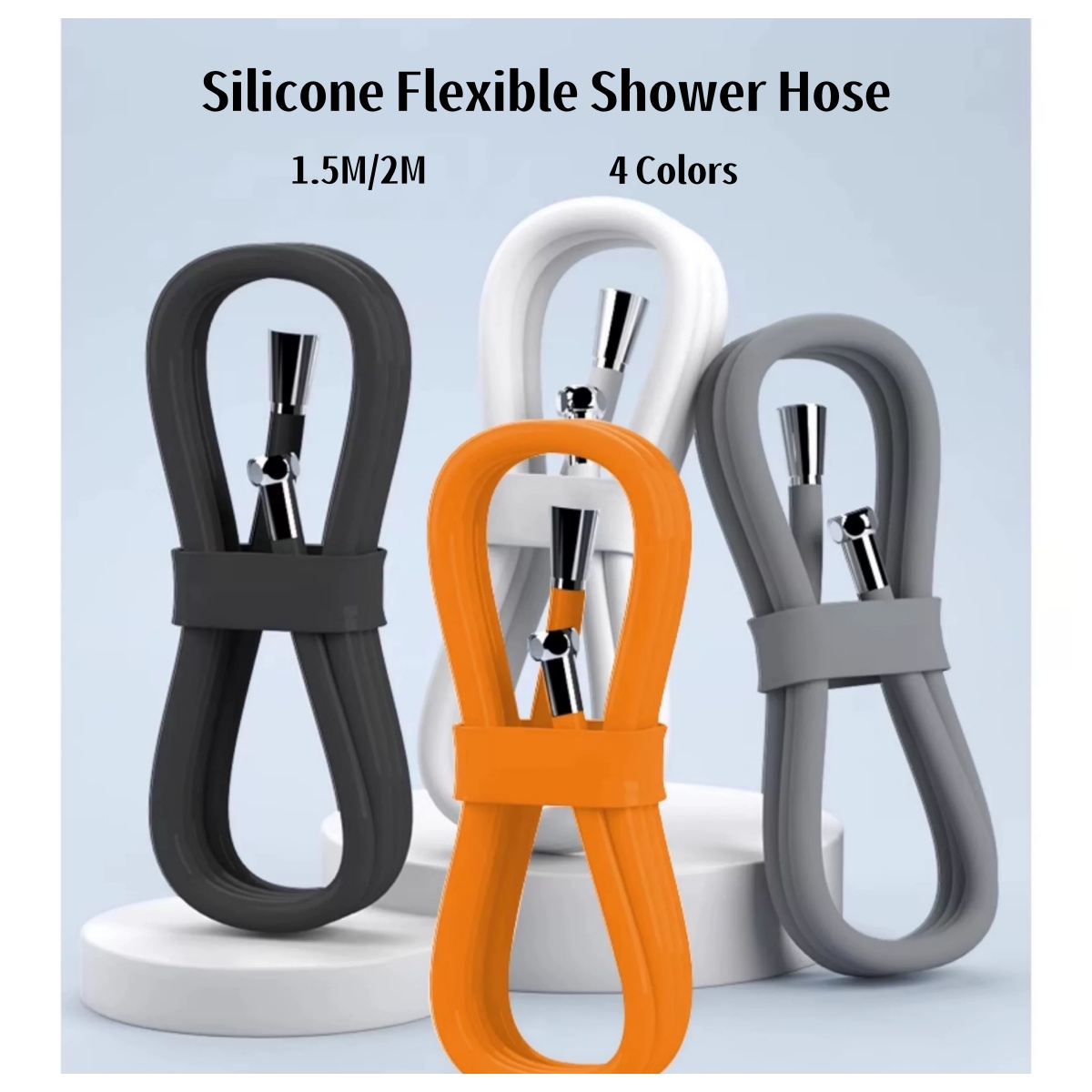 Silicone Flexible Shower Hose  – Silicone Tap Washer recenzja i cena