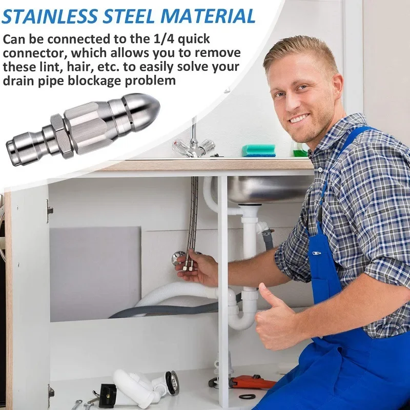Water Jet High Pressure Spraye – Drain Pipe Clip recenzja i cena