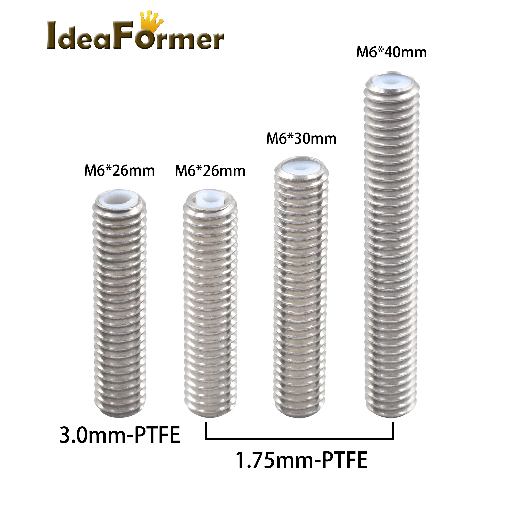 5pcs 3D Printer Stainless Stee – Ptfe Tape Thread recenzja i cena