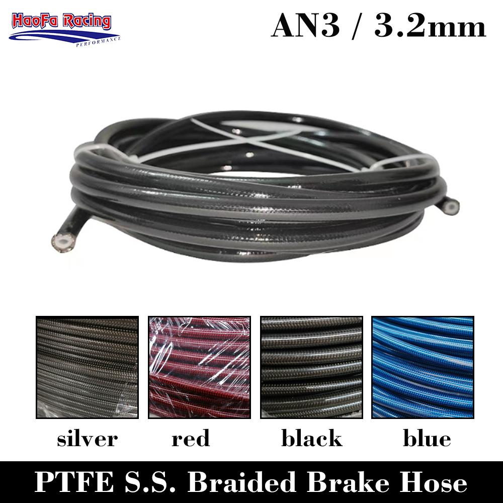 AN3 Motorcycle PTFE Brake Line – Flexible Hose Braided recenzja i cena