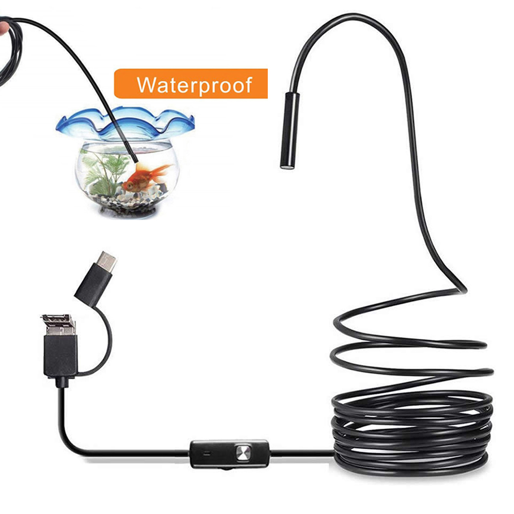 6 LED Light 7mm 1M  Endoscope  – Drain Snake Flexible recenzja i cena