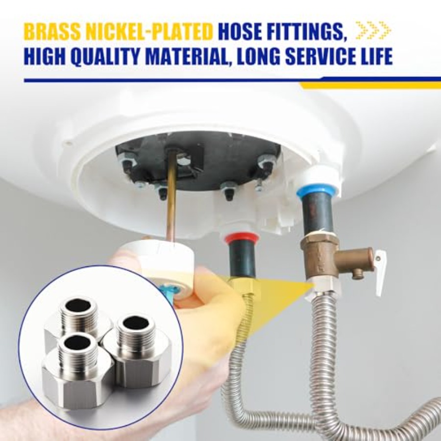 8 Pcs Brass Water Line Adapter – Compression Fitting Brass recenzja i cena