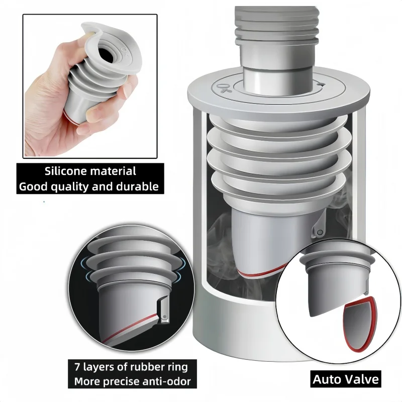 Silicone Sink Stopper Sewer Pi – Drain Pipe Clip recenzja i cena