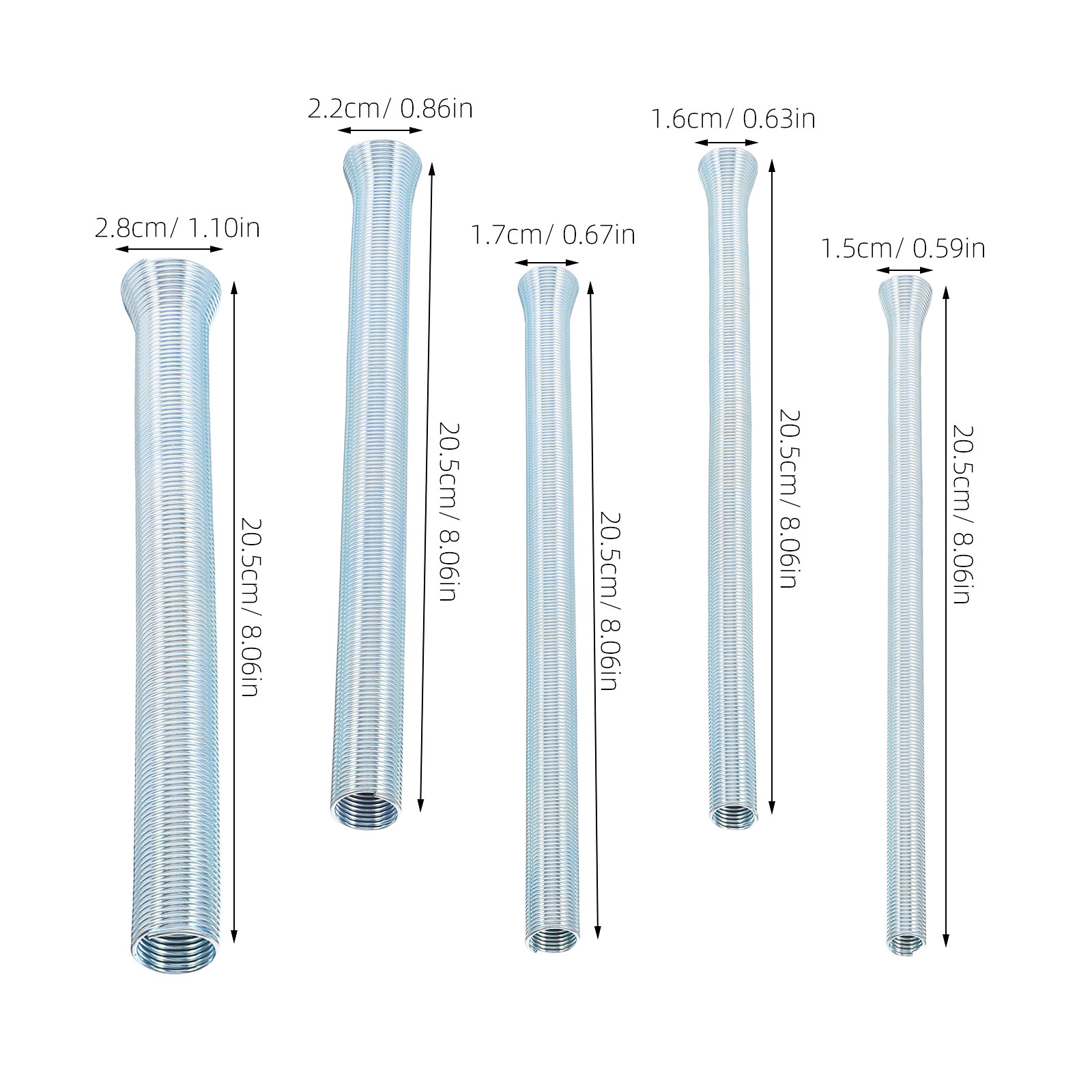 5Pcs Spring Tubing Bender Kit  – Pipe Bending Spring recenzja i cena
