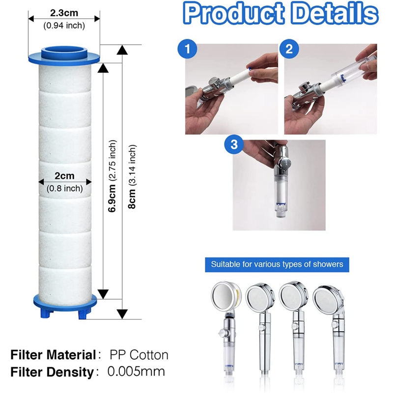 10Pcs  8x2.4cm Bathroom Shower – Shower Valve Cartridge recenzja i cena