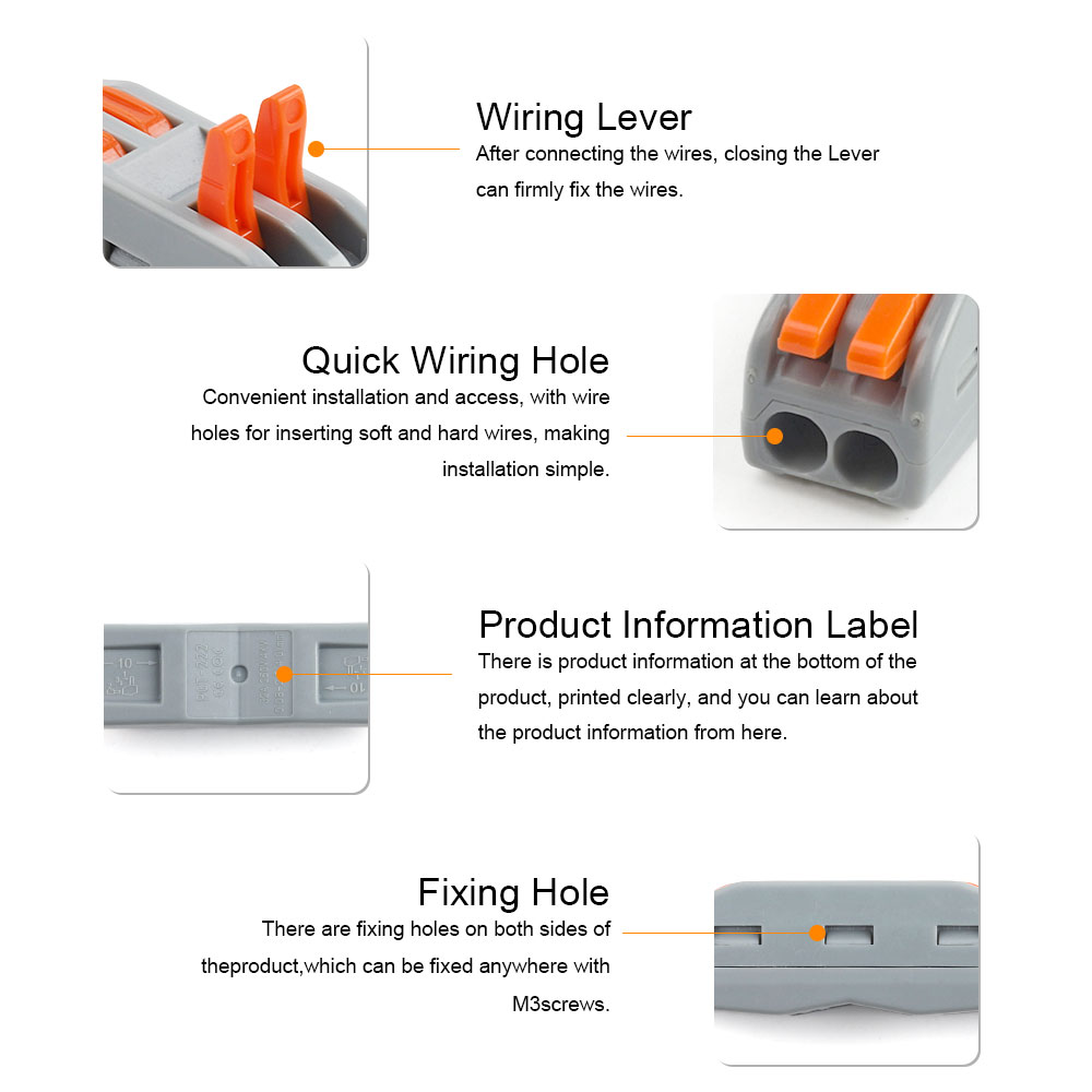 DIY GO 22PCS Lever Wire Connec – Push Fit Connector recenzja i cena
