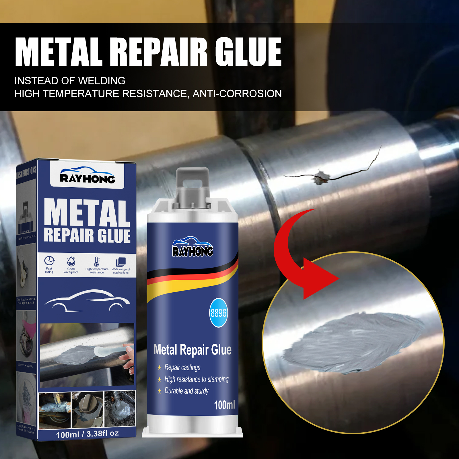 100ml Industrial Metal AB Cast – Solvent Weld Cement recenzja i cena