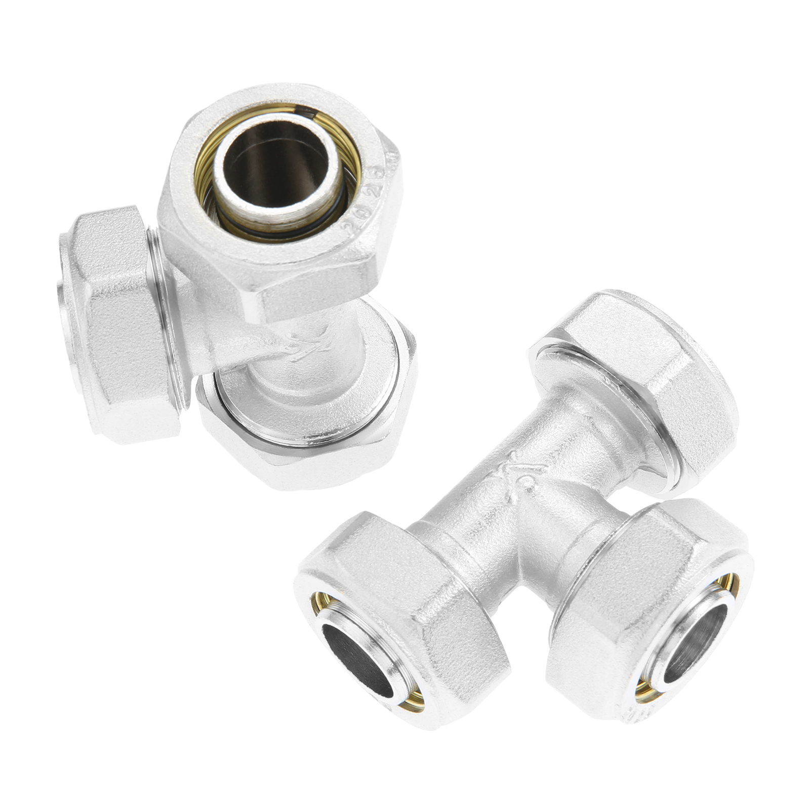 2Pcs 3/4’’ Tee Air Line Fittin – Compression Fitting Brass recenzja i cena