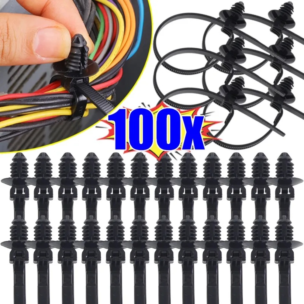 100/10pcs Nylon Self Locking Z – Plastic Pipe Clip recenzja i cena