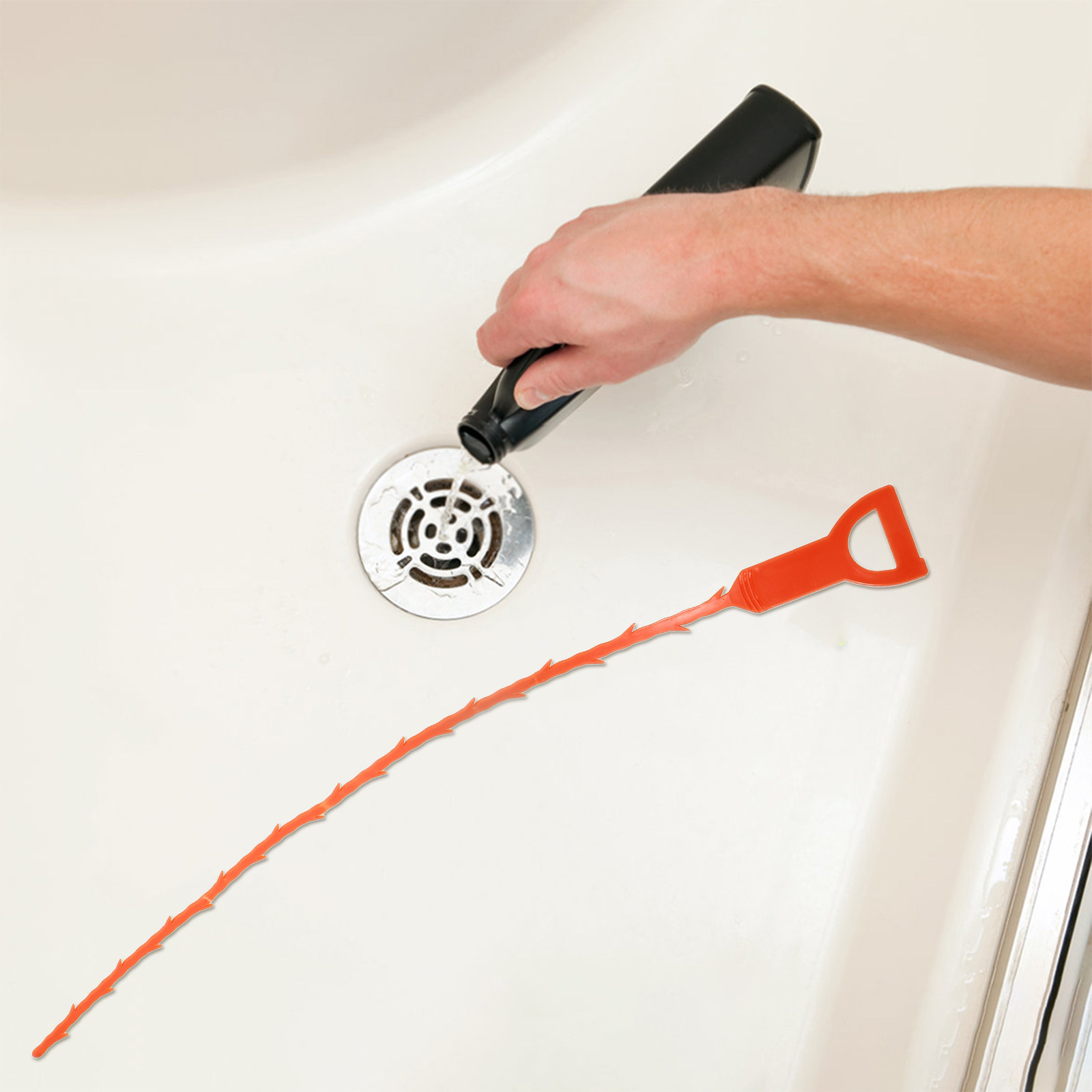 3Pcs ABS Drain Clog Remover To – Drain Snake Flexible recenzja i cena