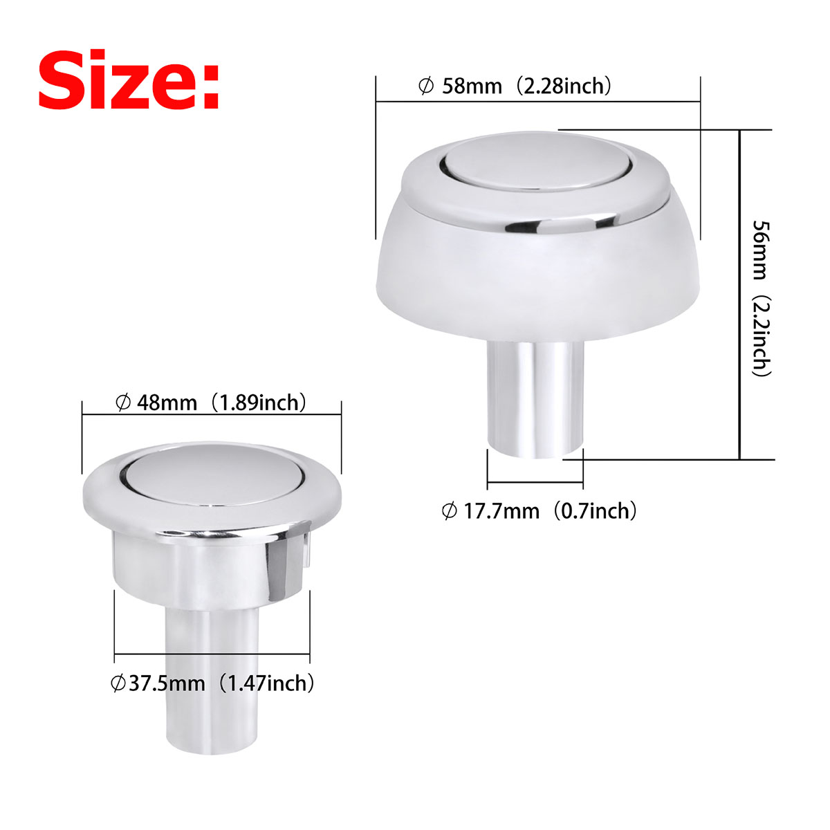 1Pcs/2Pcs 48mm Toilet Single P – Toilet Fill Valve recenzja i cena