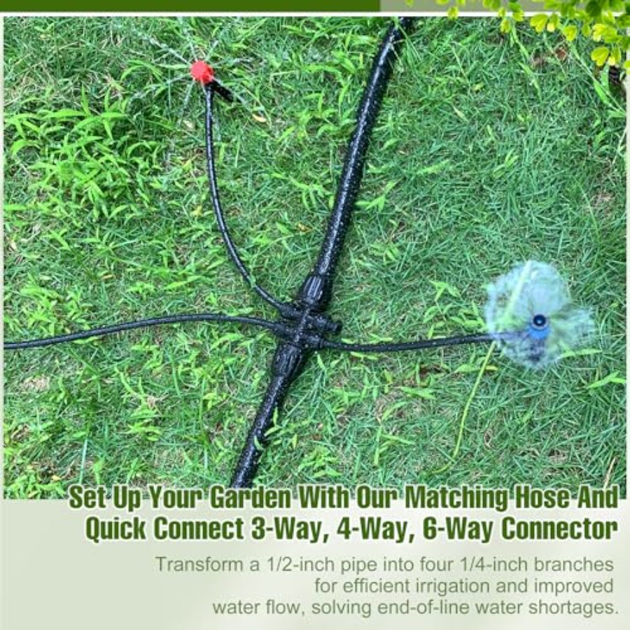 100FT 1/2 Inch Drip Irrigation – Push Fit Connector recenzja i cena