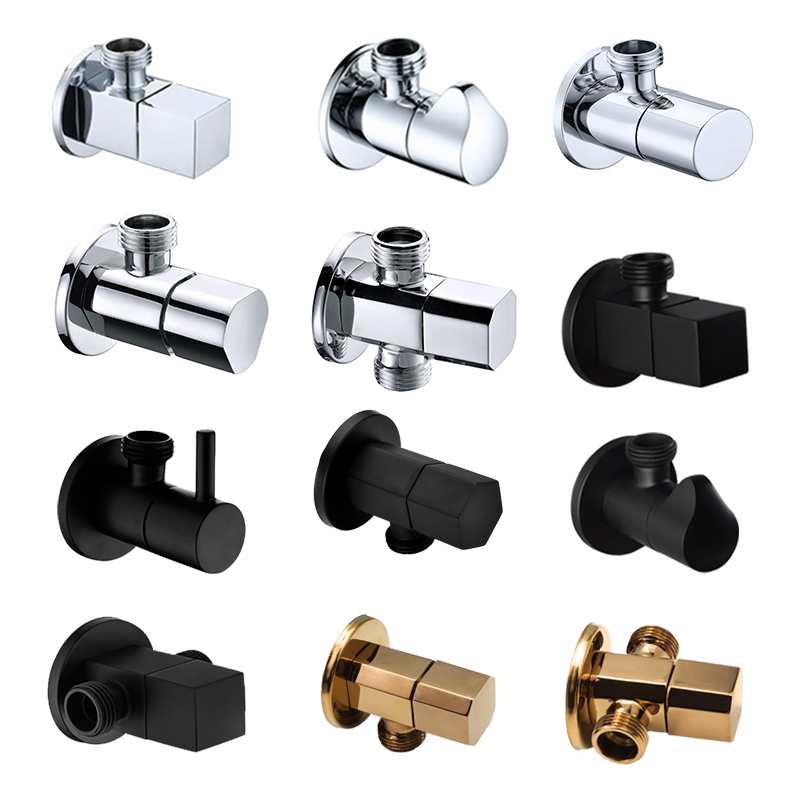 Brass Angle Valve Chrome Black – Toilet Fill Valve recenzja i cena
